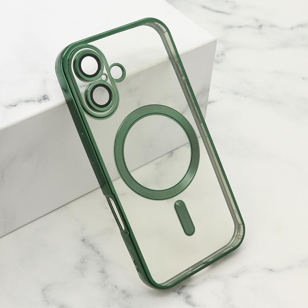 Maska za mobilni telefon iPhone 16 CAMERA PROTECT, Magsafe, Zelena