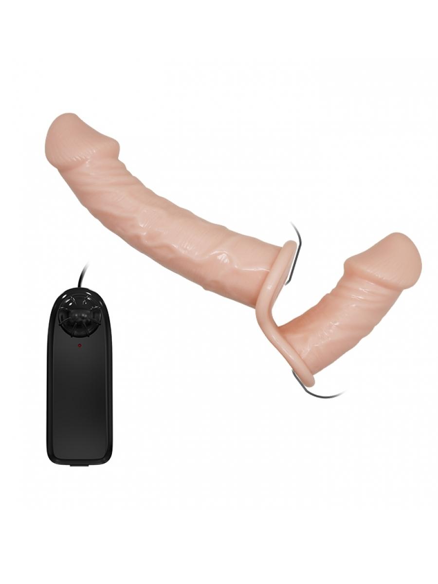 BAILE Dupli ženski strap on sa vibracijom Ultra Passionate Harness