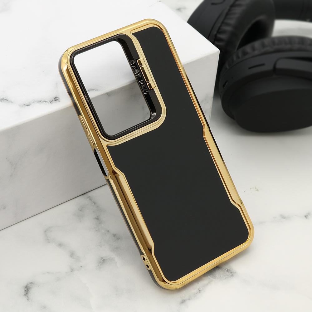 Maska za mobilni telefon Honor 200 Lite GOLD LUXE, Crna