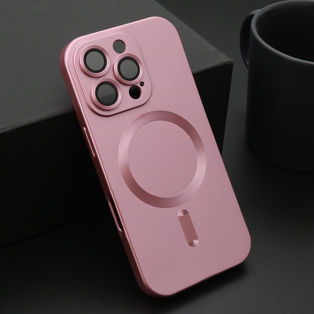 Maska za mobilni telefon iPhone 16 Pro ELEGANT, Magsafe, Roze