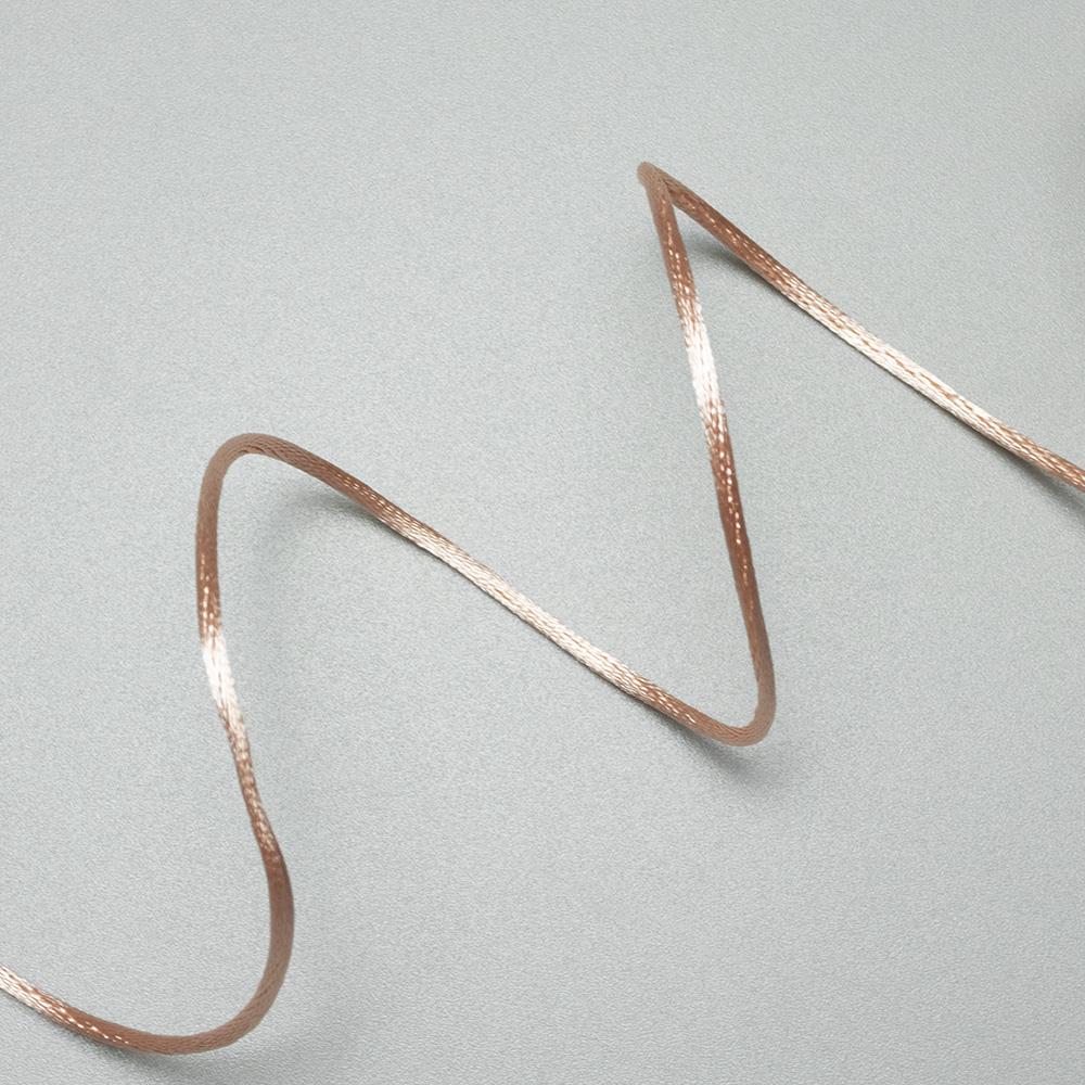 ARTFABRIC STORE Satenska traka, Bež, 2 mm, 10m