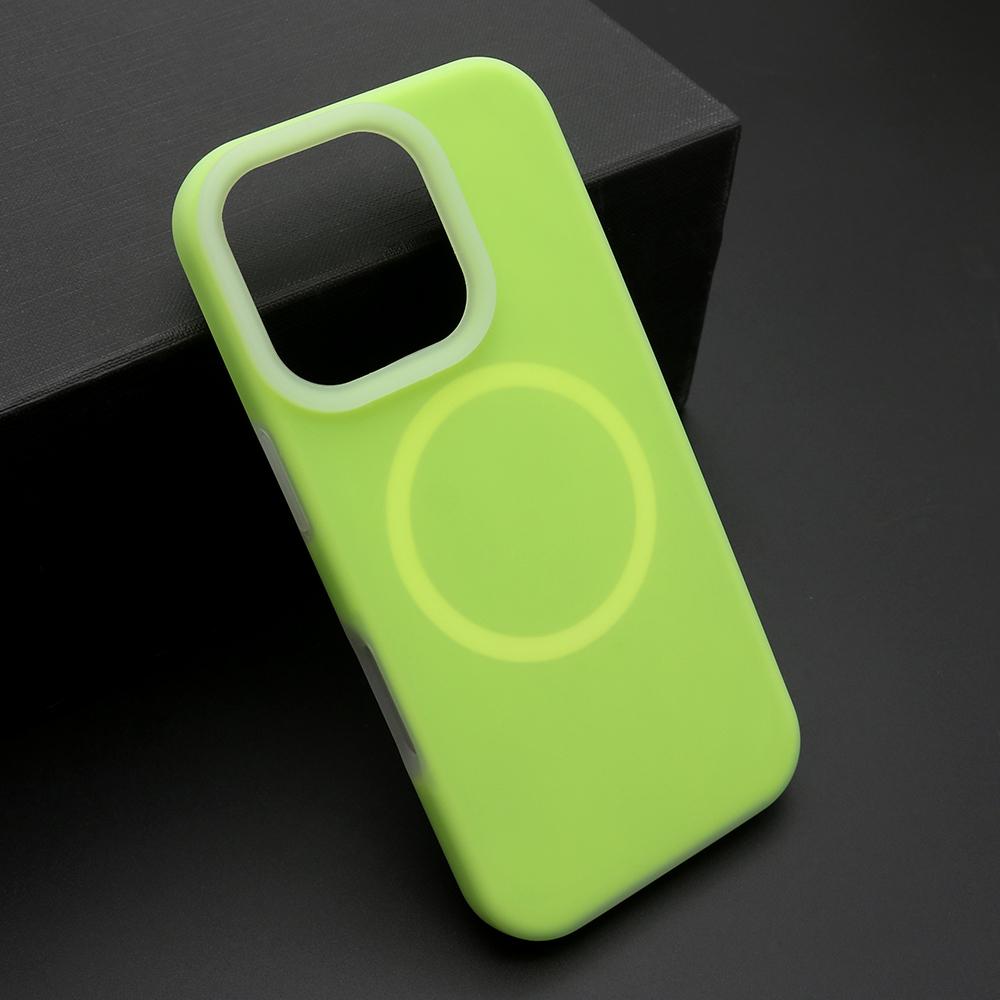 Maska za mobilni telefon iPhone 16 Pro PASTEL COLOR, Magsafe, Zelena
