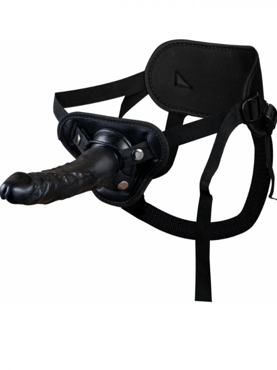 ARGUS TOYS Ženski strap on Rocky, Crni