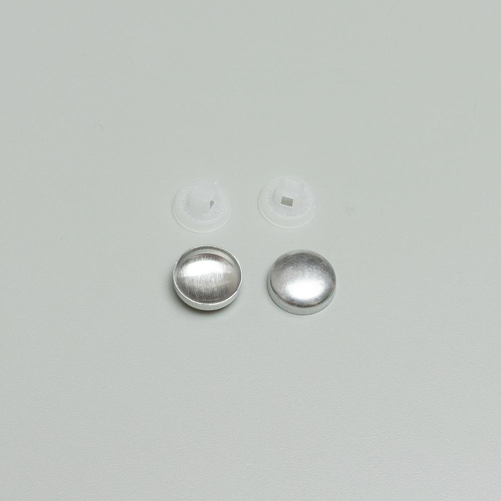 ARTFABRIC STORE Dugmad za presvlačenje, 12 mm, Bela, 50 komada