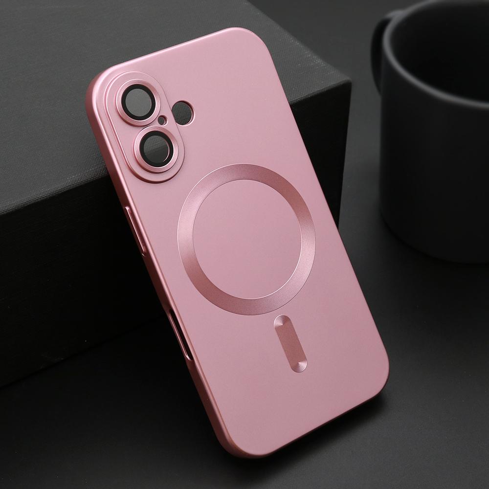 Maska za mobilni telefon iPhone 16 ELEGANT, Magsafe, Roze