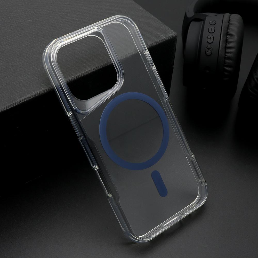 Maska za mobilni telefon iPhone 16 Pro AURA, Magsafe, Plava