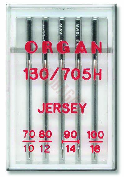 ORGAN Mašinske igle, Jersey Mix NM 70-80-90-100 130/705H