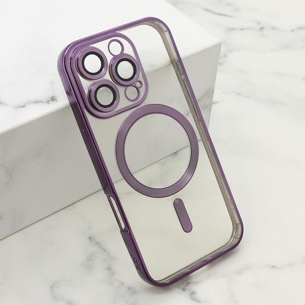 Maska za mobilni telefon iPhone 16 Pro CAMERA PROTECT, Magsafe, Ljubičasta