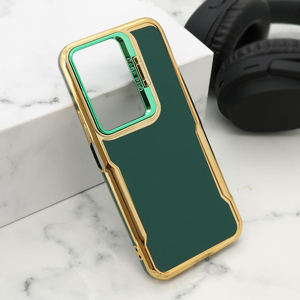 Maska za mobilni telefon Honor 200 Lite GOLD LUXE, Zelena