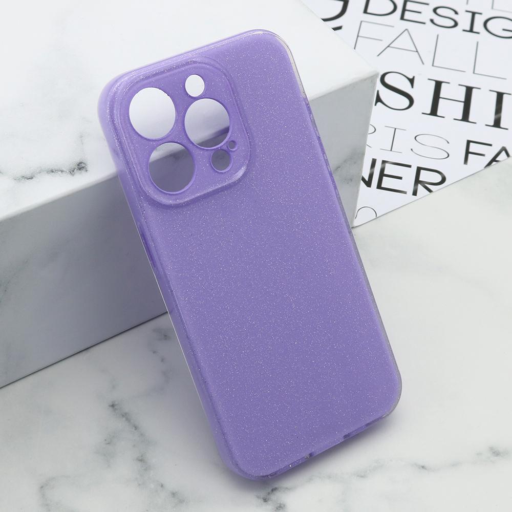 Maska za mobilni telefon iPhone 15 Pro GLOW SHINING, Ljubičasta