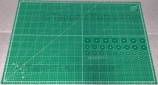 TEXI Podloga za rezanje, 90x60, Zelena
