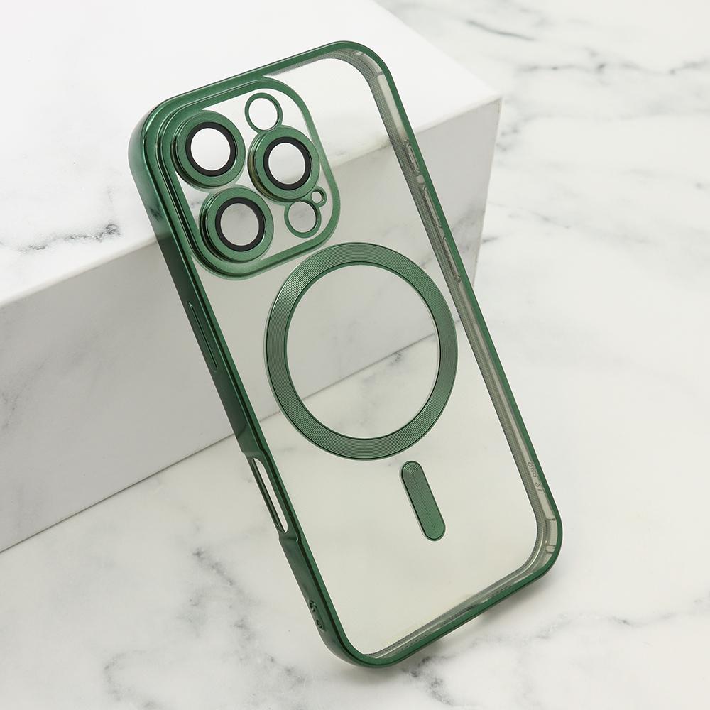 Maska za mobilni telefon iPhone 16 Pro CAMERA PROTECT, Magsafe, Zelena