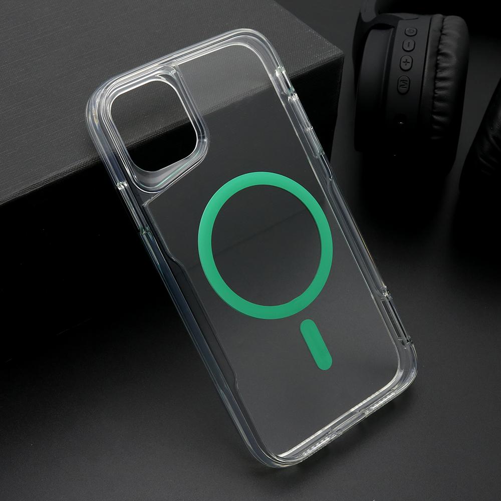 Maska za mobilni telefon iPhone 11 AURA, Magsafe, Zelena