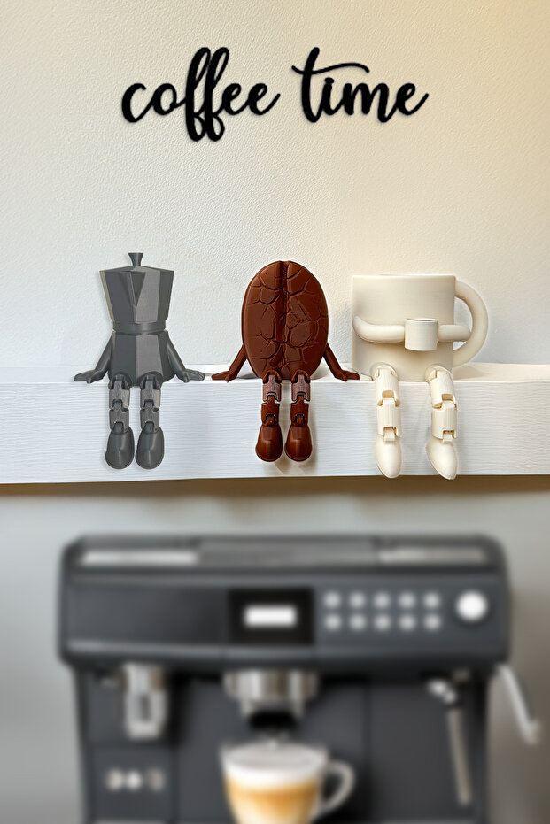 Aberto Design Set Kafić kutak, 3 komada, Šareni