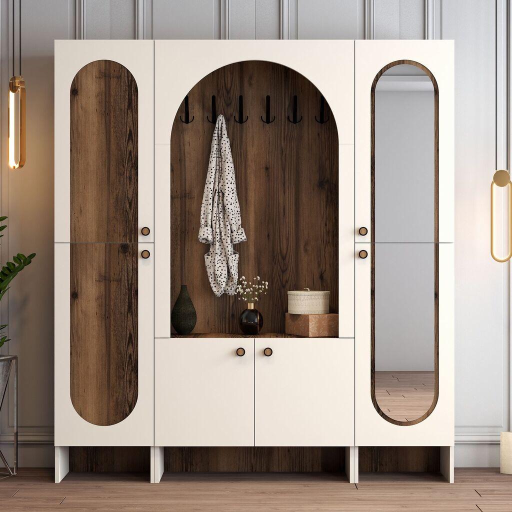 Hanah Home Čiviluk Palermo Klm, 180x 200,6x 37 cm, Krem