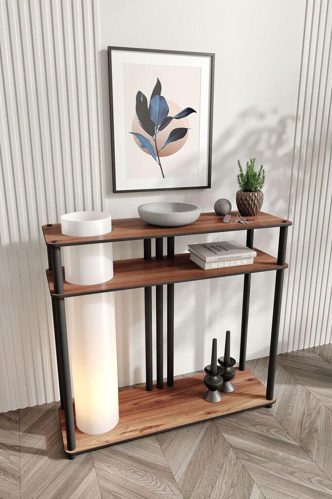 Opviq Podna lampa Garcia Dresser Lamp, 80 cm, Smeđa