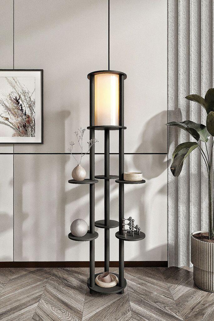 Opviq Podna lampa Volante, 150 cm, Crna