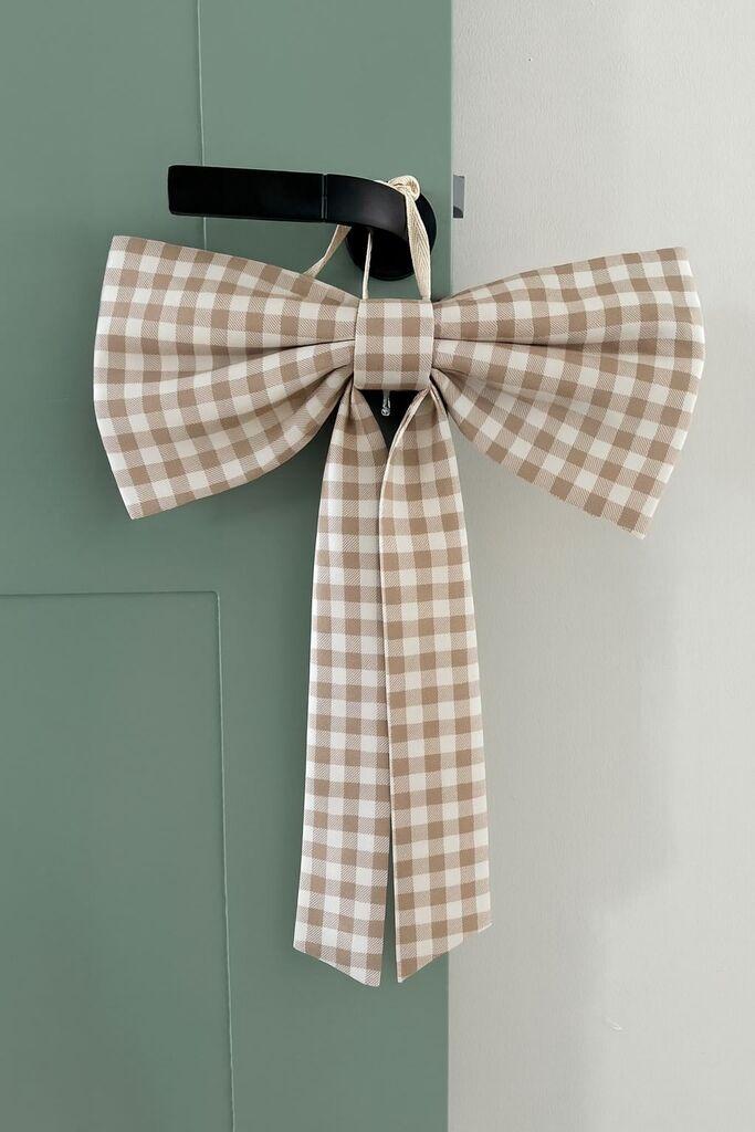 Aberto Design Ukrasna mašna za vrata, Bela