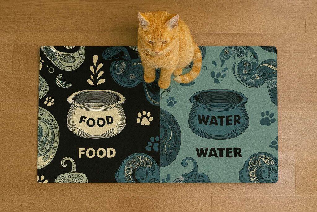 Paws & Whiskers Podloga za hranilice Paspet 2, 40x70 cm, Šarena