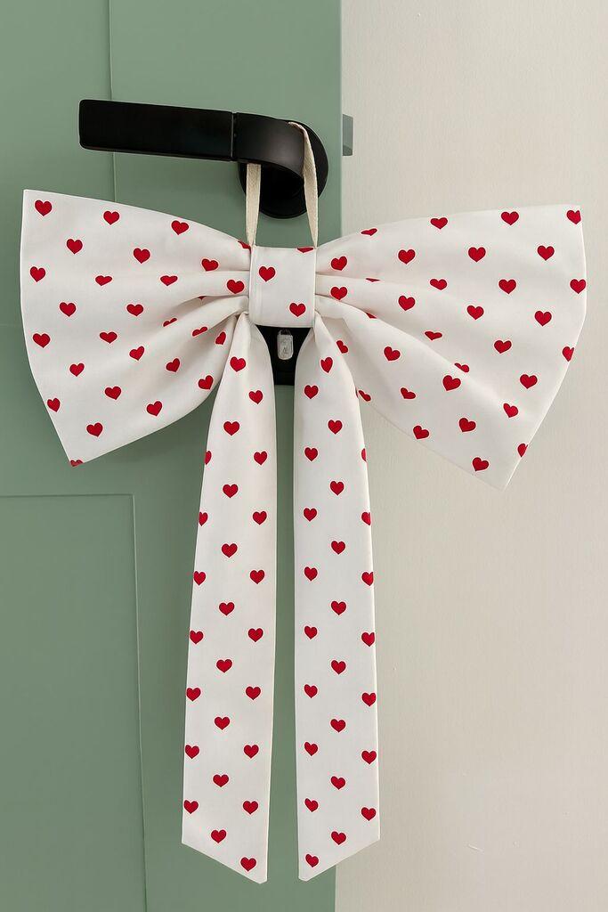 Aberto Design Ukrasna mašna za vrata, Bela