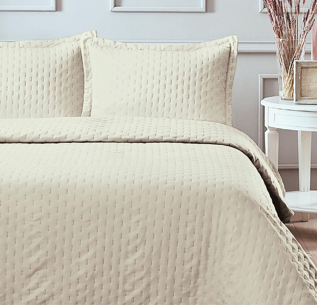 Prekrivač Trattino, 200x220 cm, Bež