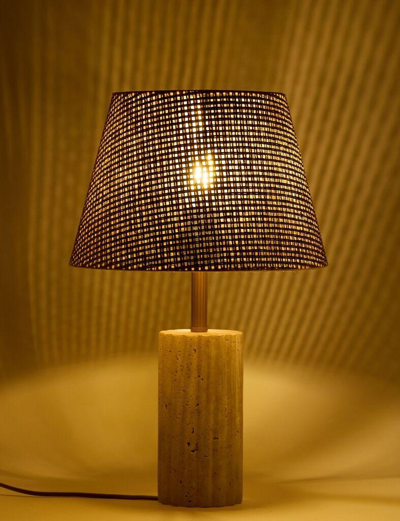 Opviq Stona lampa Astra, Braon