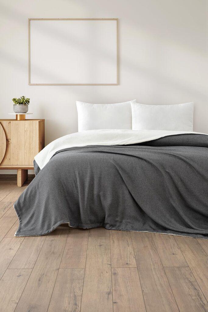 L'essentiel Maison Dvostruko ćebe Likya, 195x220 cm, Crno