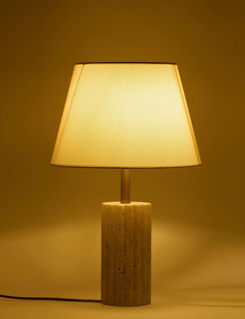 Opviq Stona lampa Astra, Krem