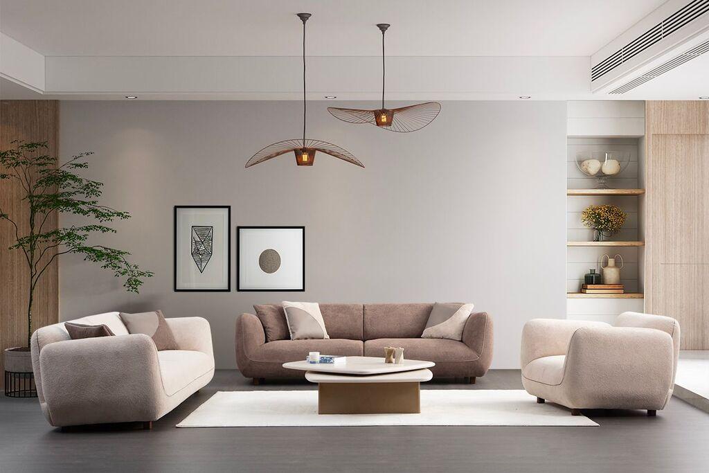 Atelier del Sofa Viličasta stolica Pavia, 115x90x75 cm, Krem