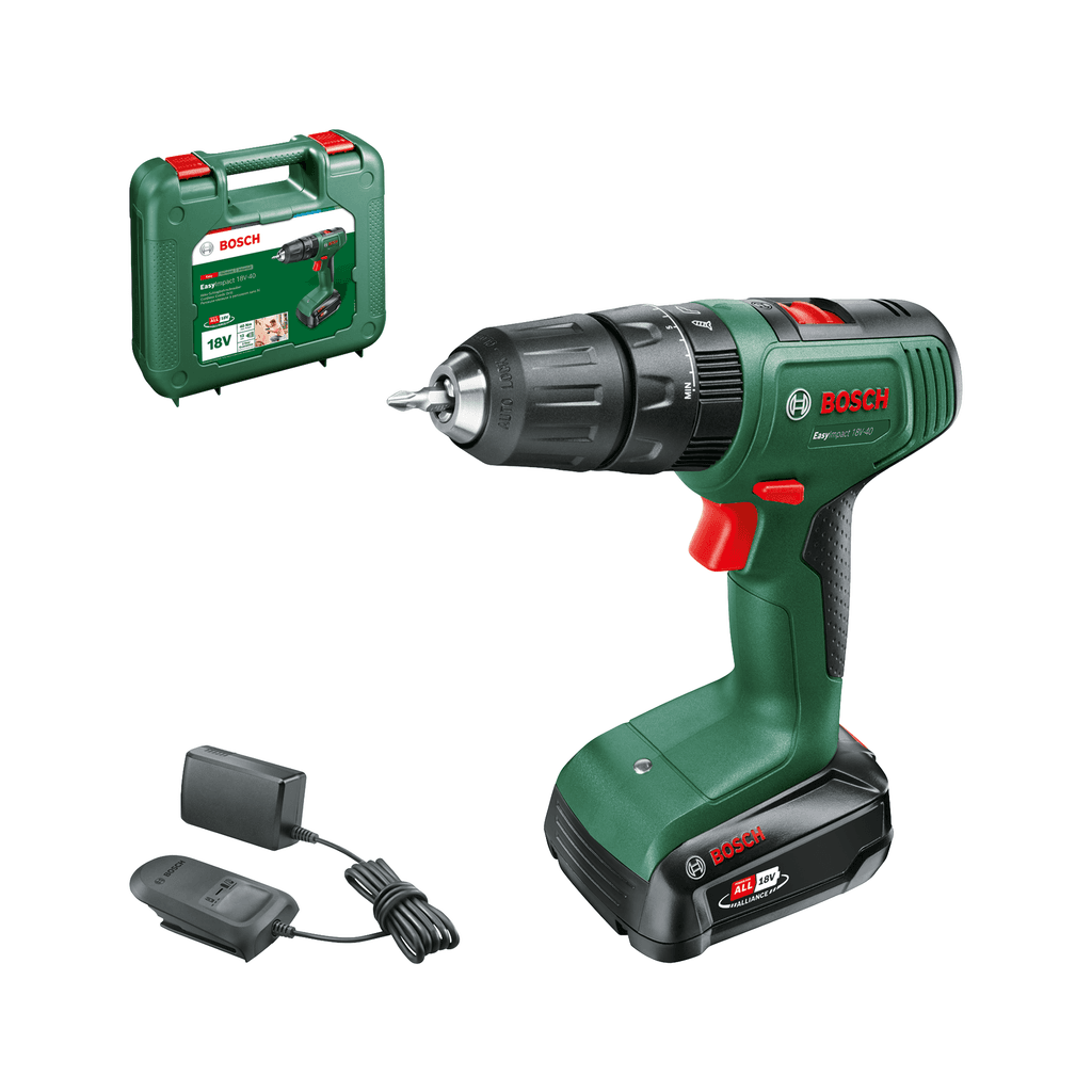Bosch Aku bušilica odvrtač Easy Impact 18V, 1x 1.5Ah, 06039D8101