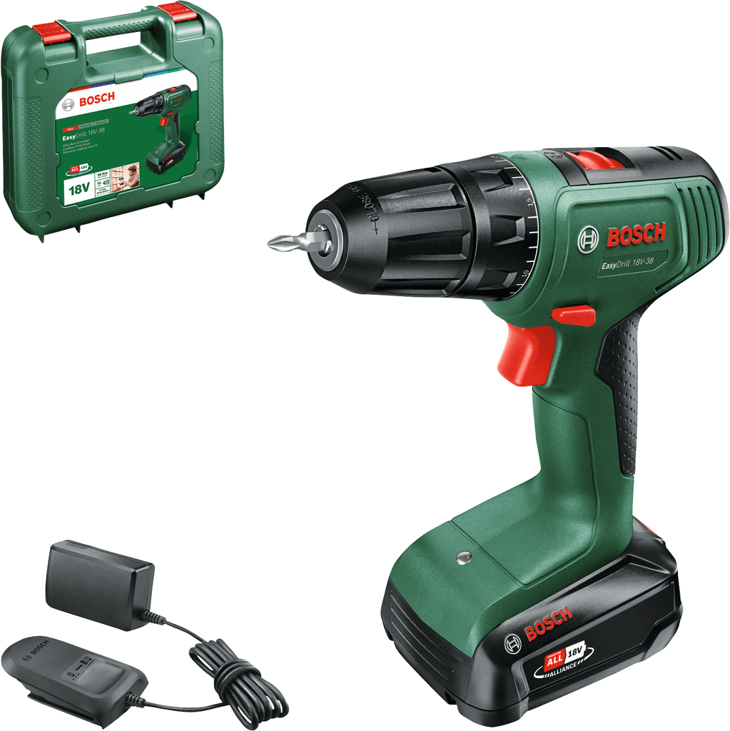 Bosch Aku bušilica odvrtač Easy Drill 18V-38, 1x 1.5Ah, 06039D8003