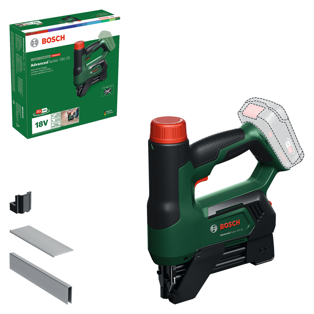 Bosch Spajalica Advanced Tacker 18V-25, Bez baterije i punjača 06032A7100
