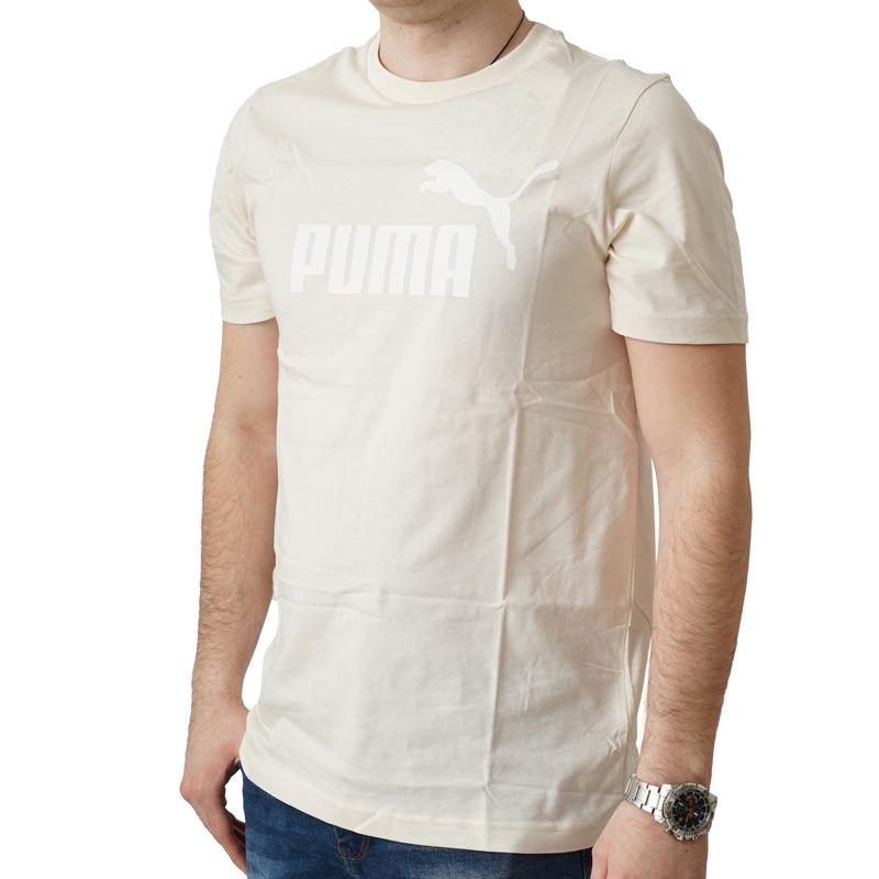PUMA Muška majica ESS NO. 1 Logo Tee (S), Krem