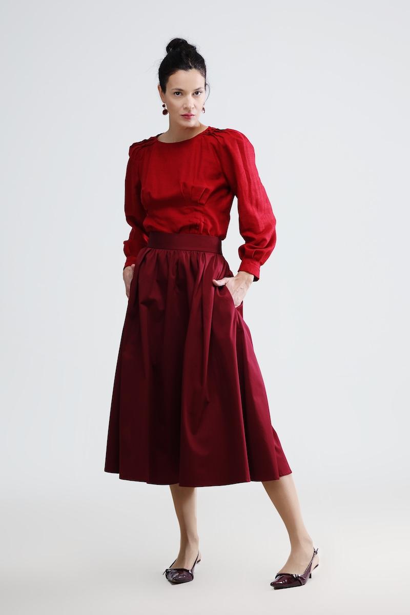 LAPPA woman BARBARA Ženska suknja, Bordo