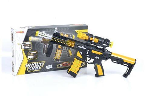 SPINO Dečija igračka Puška sa zvučnim i svetlosnim efektima