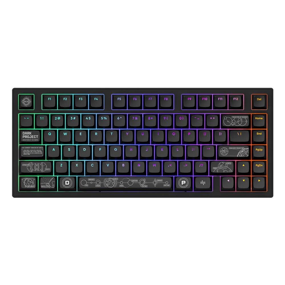 DARK PROJECT Bežična mehanička gaming tastatura ALU Terra Nova, Crna