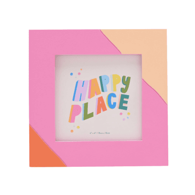 Widdop & Co. Foto ram Raspberry Blossom, Happy Place, 10x10 cm