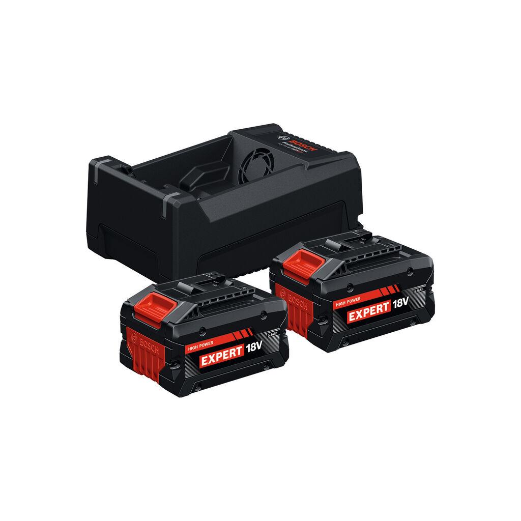 Bosch Set Baterija EXBA18V-55, 18V i Punjač 1600A0373P, GAL 12V/18V-80
