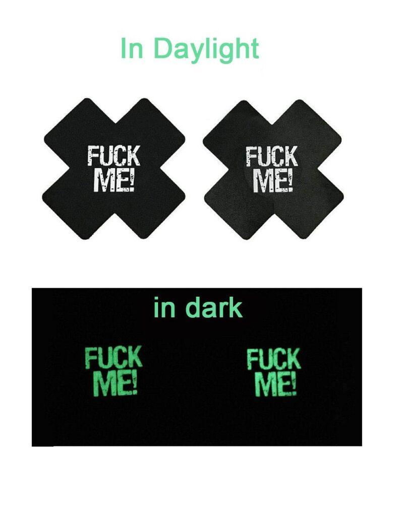 Adam i Eva Ženske sexy nalepnice za bradavice NC095-2, Crne