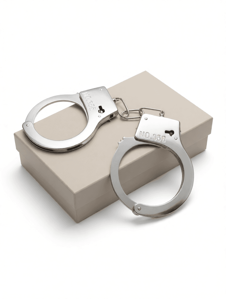 Adam i Eva Metalne lisice sa sigurnosnim mehanizmom i ključem