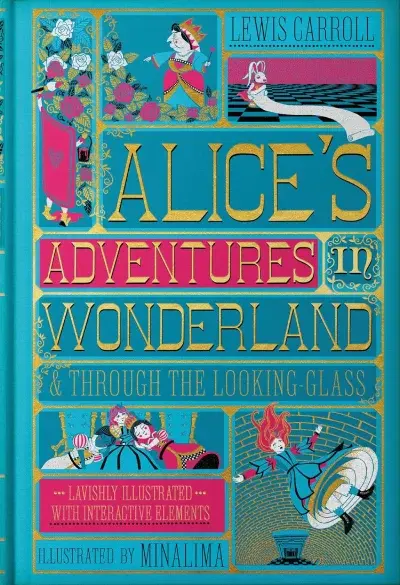 Alice's Adventures in Wonderland & Through the Looking Glass: Lavishly Illustrated with Interactive Elements