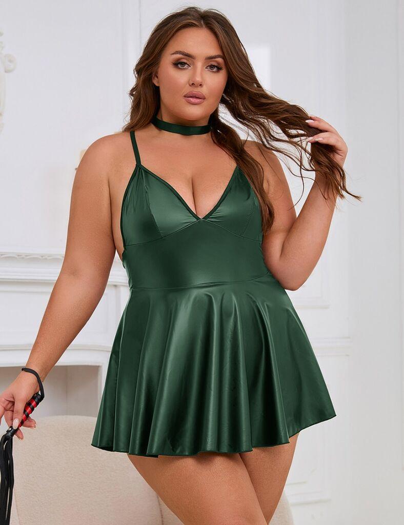 Adam i Eva Ženska sexy haljina R81327-4P, Zelena