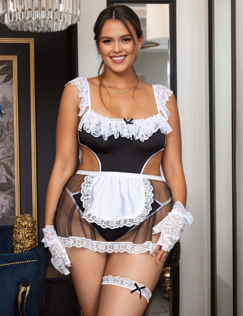 Adam i Eva Ženski sexy kostim sobarice R81194P