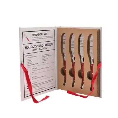 Widdop & Co. Set dezertnih nošića Santa Barbara, Red Charcuterie, 4 komada