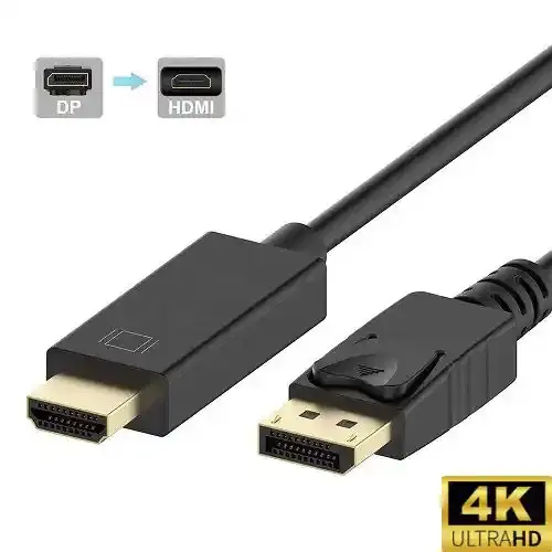 KETTZ Kabl Displayport HDMI, 3 m DP2H-K3M/4K30, Crni