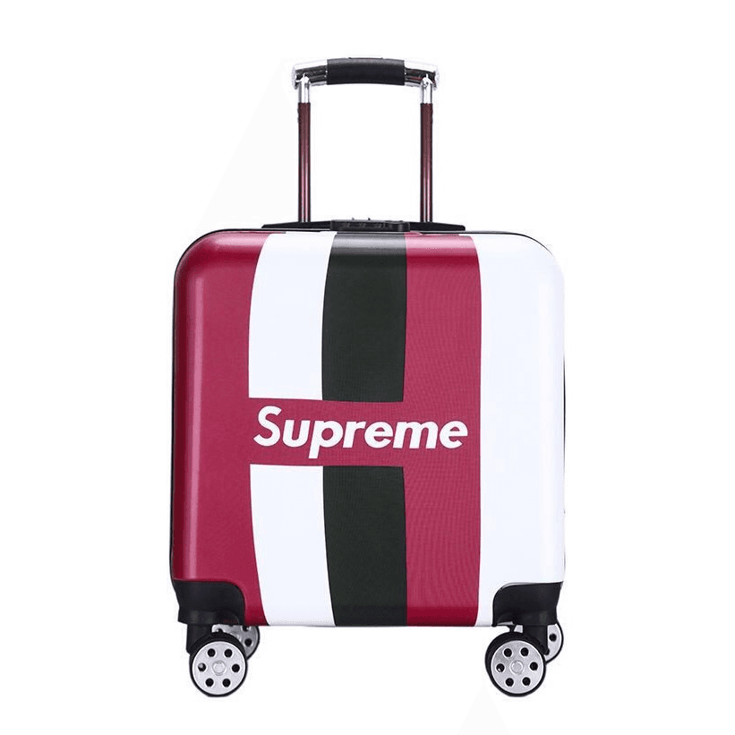 Kofer Supreme EL, Kabinski, 20", Bordo-belo-crni