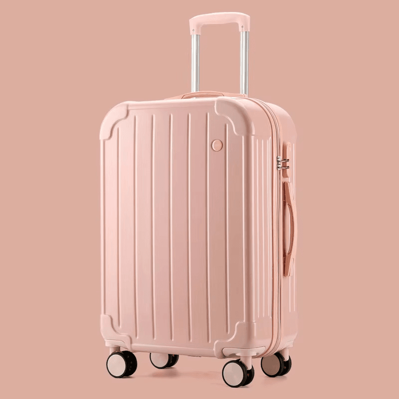 Kofer Wide Stripe EL, 26", Roze