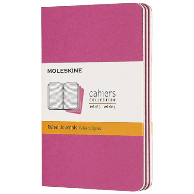 Moleskine Set beležnica Cahier Journal, 3 komada, Roze
