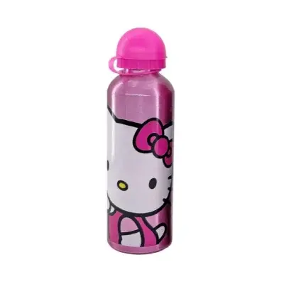 Flaša za vodu Hello Kitty, Metalna, 500ml, Roze