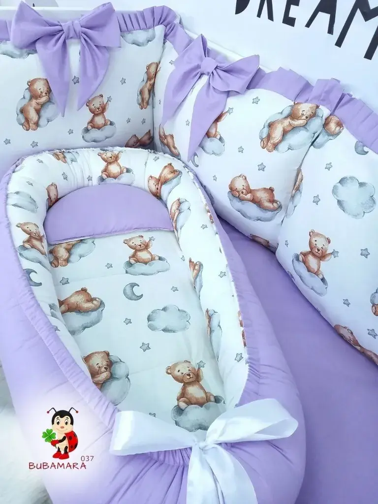 Bubamara037 Gnezdo za bebe Meda na oblaku, Lavanda